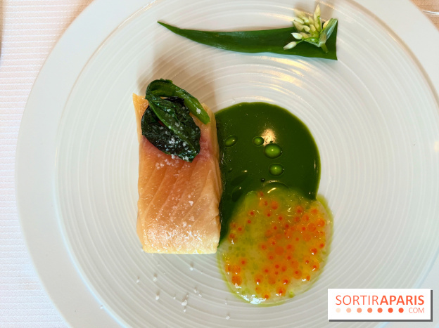 Le Pergolèse - Omble chevalier, ail des ours