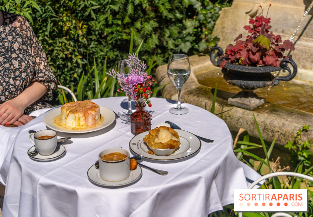 Terrasse de l'Hôtel Particulier, le jardin verdoyant au cœur de Montmartre - photo - A7C06443