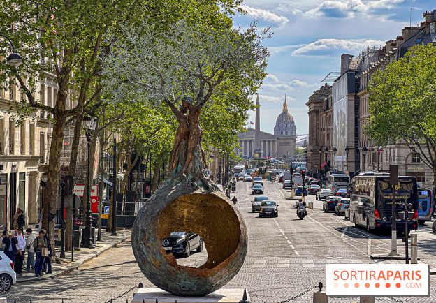 Exposition en plein air des œuvres monumentales d'Andrea Roggi, quartier Faubourg Saint-Honoré - image00011