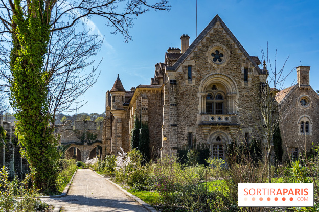 Les Chasses, le restaurant insolite avec une superbe terrasse à l'Abbaye des vaux de Cernay dans les Yvelines - A7C05866
