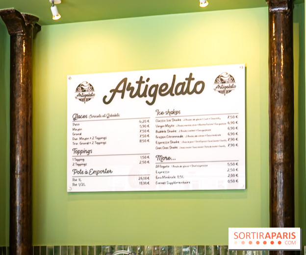 Artigelato, le nouveau glacier du 9e, près de l'Opéra