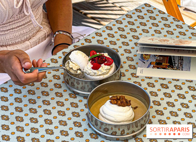 La terrasse estivale du Printemps Haussmann 2025 avec vue sur Paris et la Tour Eiffel - image00006