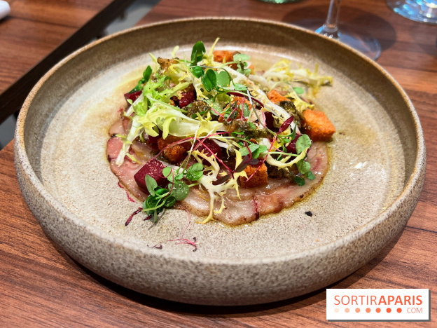 Table Penja - Carpaccio de tête de veau