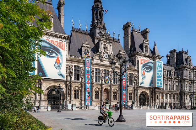 Hôtel de Ville - De Paris à Belem - Forêt Urbaine - Obey  - A7C03039