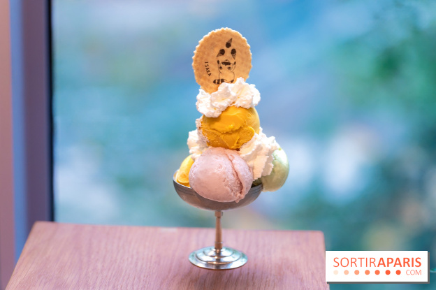 Le pop-up de glace Café Isaka à la Samaritaine avec salon de thé