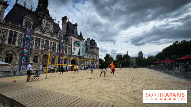 Beach-Volley à l'Hôtel de Ville