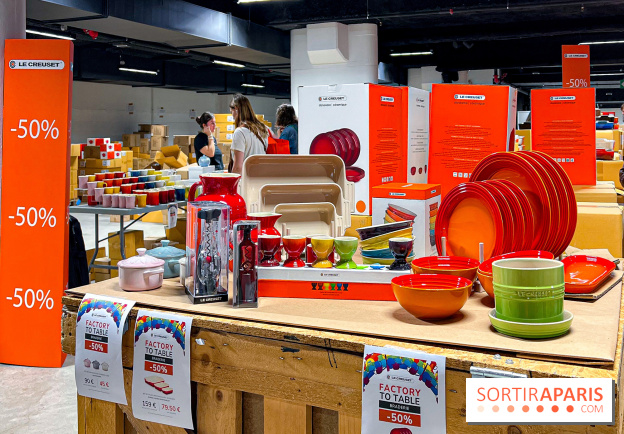 Braderie Le Creuset, la célèbre cocotte en fonte émaillée française, à l'Espace Champerret