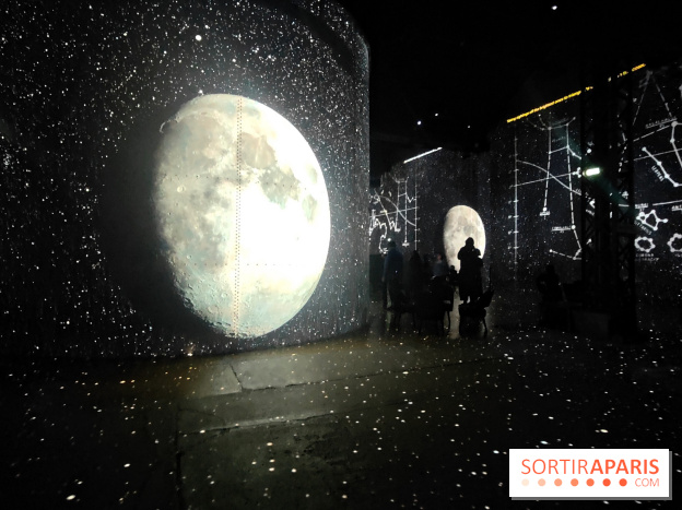 Destination Lune : un voyage immersif dans les étoiles à l'Atelier des Lumières - photos