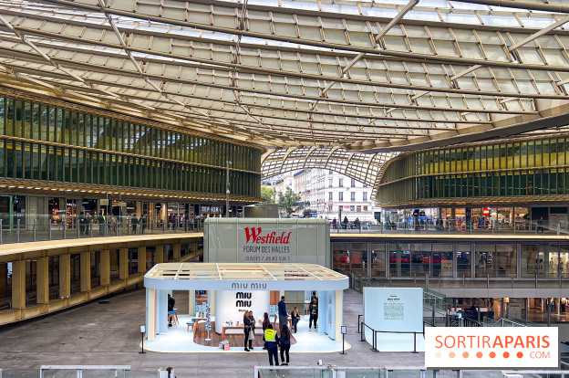 Miu Miu Beauty : pop up beauté gratuit au Forum des Halles avec showcase exclusif de Louane
