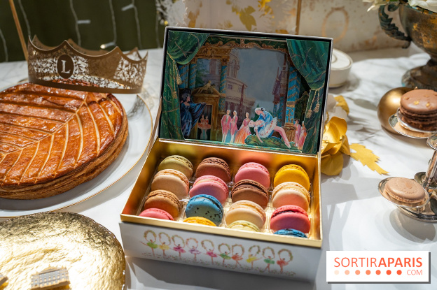 Les bûches et créations de Noël et fêtes de Ladurée 2025