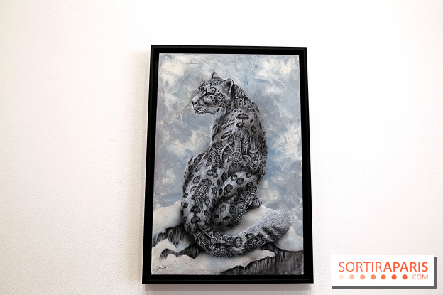 Ardif : nos photos de son exposition 'Felines Mechanimal'