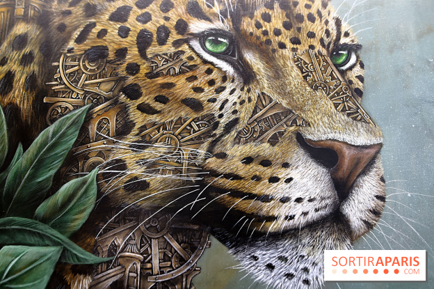 Ardif : nos photos de son exposition 'Felines Mechanimal'