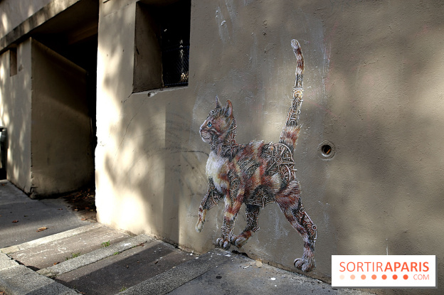 Ardif : nos photos de son exposition 'Felines Mechanimal'