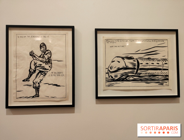 Underground : l'exposition ironique de Raymond Pettibon au Musée Picasso - nos photos - fotor 1760090688549