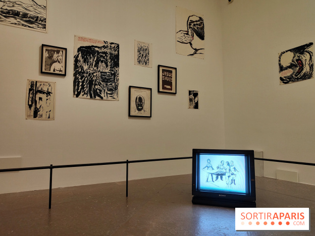 Underground : l'exposition ironique de Raymond Pettibon au Musée Picasso - nos photos