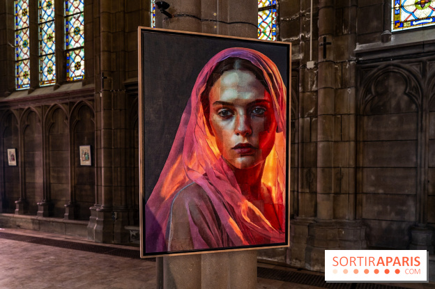 Exposition street-art et mode gratuit dans une chapelle à Paris : à la Croisée des Arts - photos