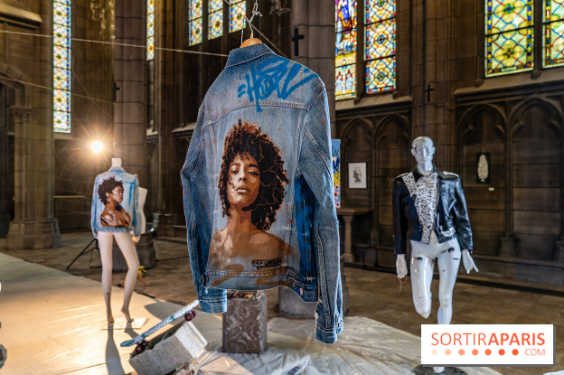 Exposition street-art et mode gratuit dans une chapelle à Paris : à la Croisée des Arts - photos