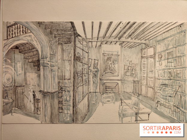 Exposition Echos : une exploration dessinée du musée Jean-Jacques Henner à Paris - nos photos - fotor 1760536372716