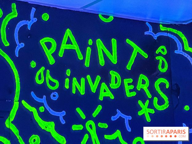 Paint Invaders : l'expérience d’art immersive et fluorescente unique à Paris