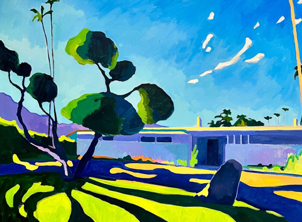 La Californie de Thierry Lefort - 20 années de peinture - Thierry Lefort expo Beffroi Montrouge 1