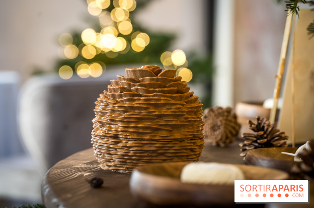 La Bûche de Noël du Péninsula 2025 : Joyaux des Pins - A7C07883