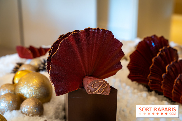 Bûche de Noël du Bristol 2025 signée Maxence Barbot : l'Art du Sommet - photos - A7C08920