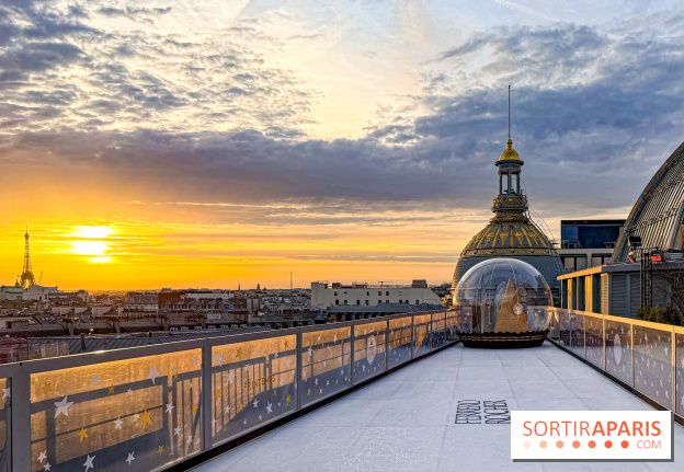 Noël 2025 au Printemps Haussmann : une patinoire gratuite au sommet du grand magasin - IMG 0197
