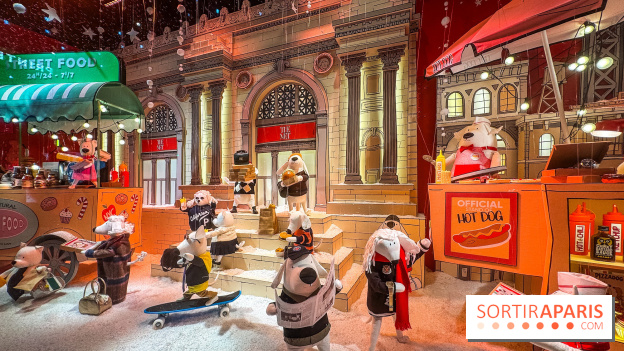 Les vitrines de Noël du Printemps Haussmann à Paris 2025 avec Diane Kruger, les photos