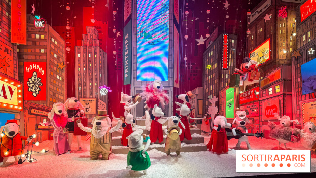 Les vitrines de Noël du Printemps Haussmann à Paris 2025 avec Diane Kruger, les photos