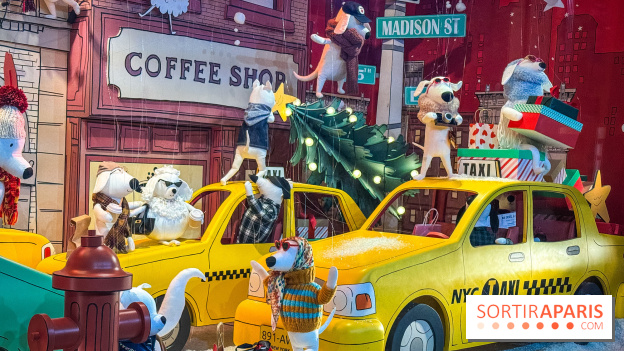 Les vitrines de Noël du Printemps Haussmann à Paris 2025 avec Diane Kruger, les photos