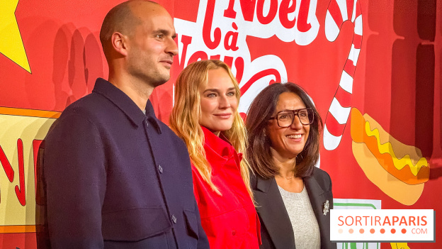 Les vitrines de Noël du Printemps Haussmann à Paris 2025 avec Diane Kruger, les photos