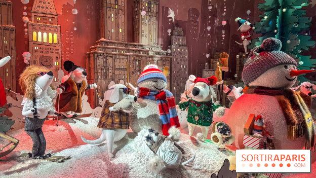 Les vitrines de Noël du Printemps Haussmann à Paris 2025 avec Diane Kruger, les photos
