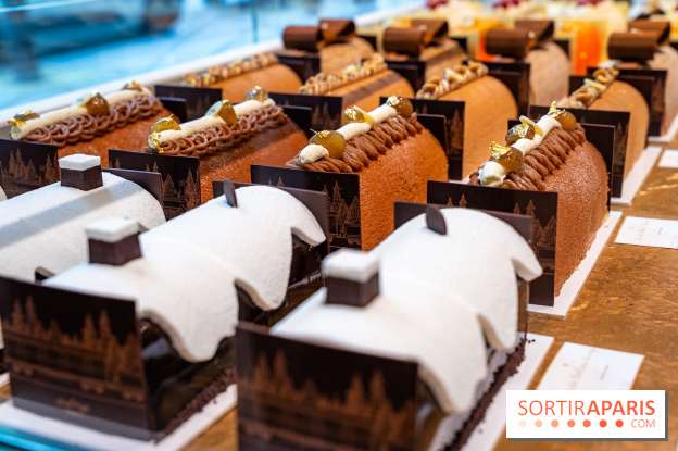 Bûche de Noël Lenôtre 2025 : Le train des Merveilles et les créations de fête - photos