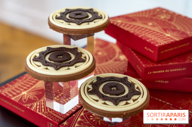 Bûche de Noël Opéra Garnier de la Maison du Chocolat 2025 - photos