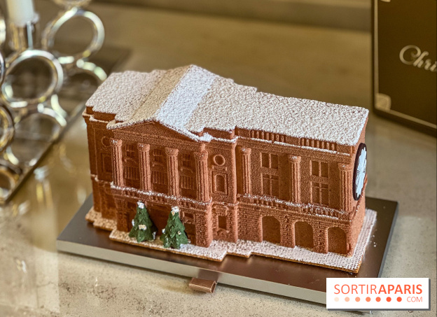 La Bûche de Noël 2025 de l'Hôtel de Crillon par Matthieu Carlin : le palace ... à croquer !