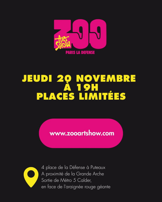 Jeudi 20 novembre à 19h - Places limitées