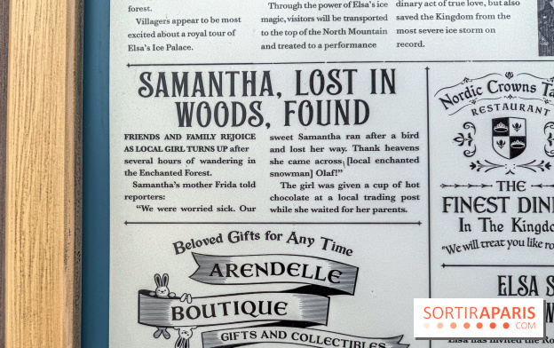 World of Frozen - détail Samantha