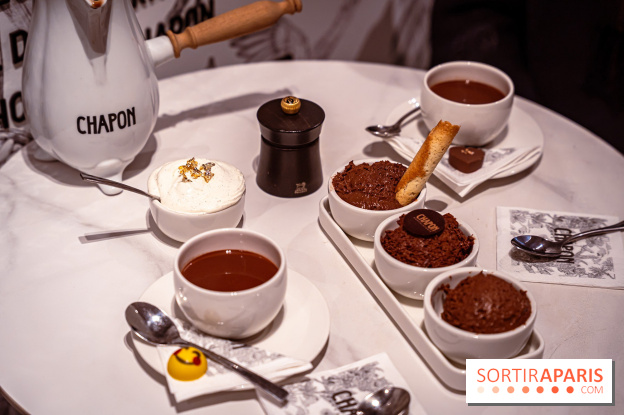 salon de thé chocolatier Chapon Saint-Germain-En-Laye - Yvelines:  chocolat chaud et gourmandises - photos