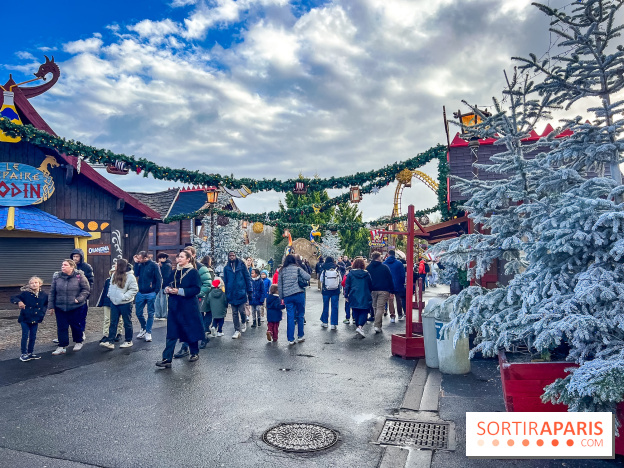 Noël au Parc Astérix 2025, patinoire et marché de Noël  - IMG 7395