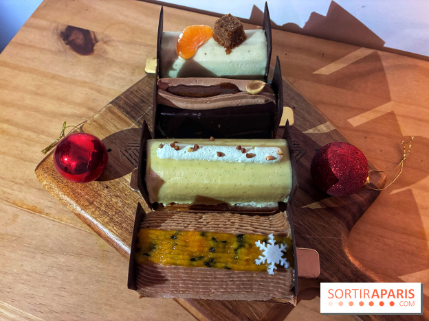 Bûches de Noël végétales de La Mauvaise Herbe