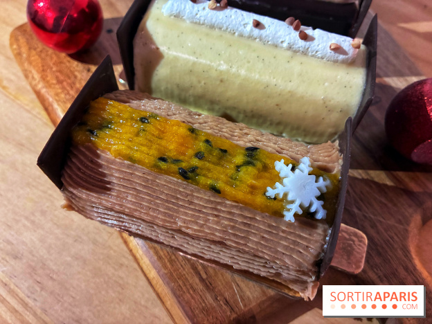 Bûches de Noël végétales de La Mauvaise Herbe - IMG 1586