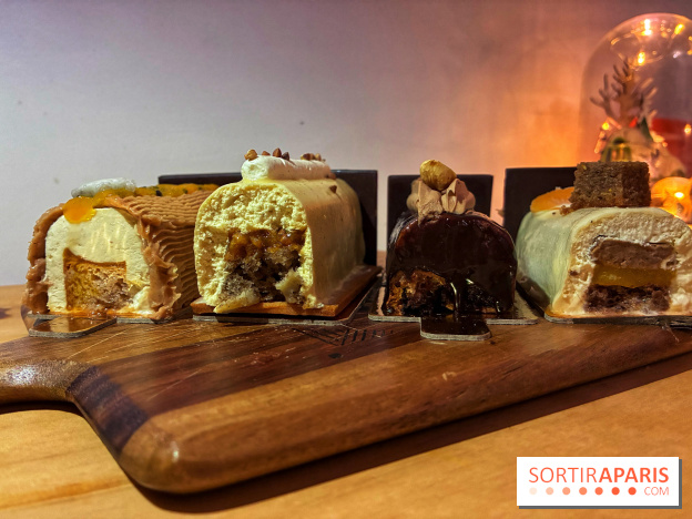 Bûches de Noël végétales de La Mauvaise Herbe - IMG 1592