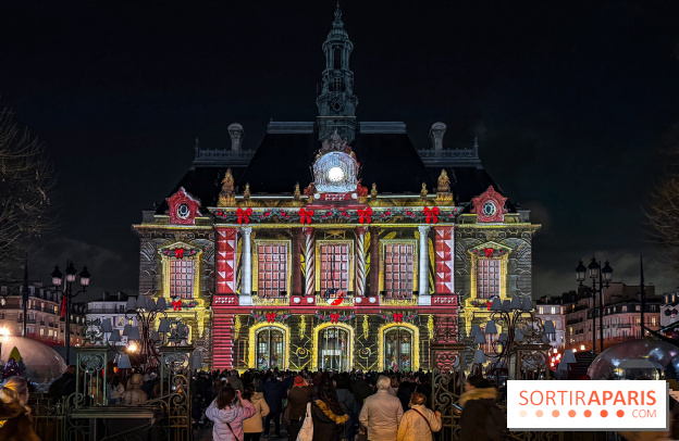 Noël 2025 à Levallois-Perret (92) : spectacle son & lumière gratuit sur l'Hôtel de Ville
