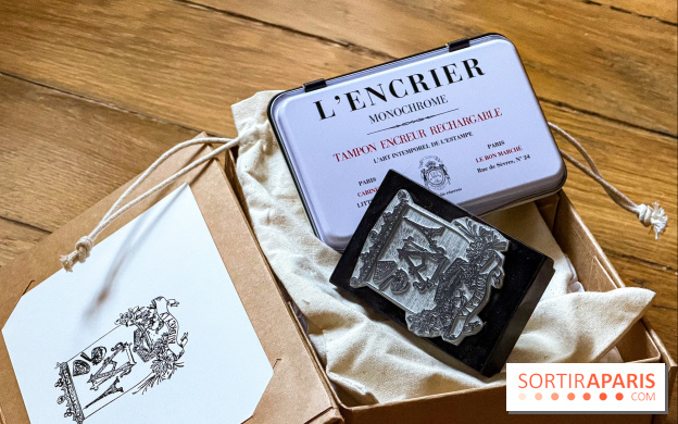 Ex Libris : votre tampon personnalisé et gravé à la main au Bon Marché Rive Gauche pour les fêtes - IMG 5977