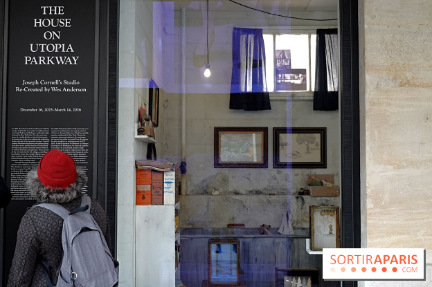 L'atelier de Joseph Cornell recréé par Wes Anderson à la galerie Gagosian