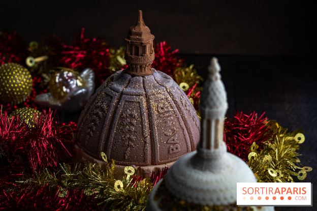 Les bûches de Noël glacées de Bachir spécial dômes parisiens