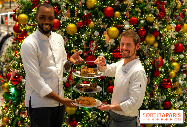 Le tea time de Noël et d'hiver du Printemps Haussmann 2025 - 2026 photos