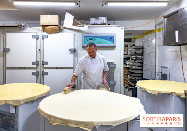 La Galette des Rois 2026 de l'Élysée, fabriquée par la Boulangerie Le Moulin de la Croix Nivert - IMG 7274
