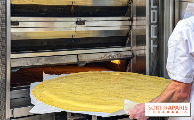 La Galette des Rois 2026 de l'Élysée, fabriquée par la Boulangerie Le Moulin de la Croix Nivert - IMG 7409