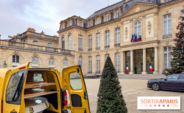 La Galette des Rois 2026 de l'Élysée, fabriquée par la Boulangerie Le Moulin de la Croix Nivert - IMG 7452